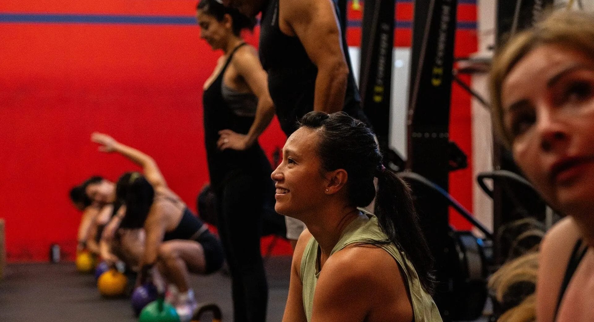 Women at the gym