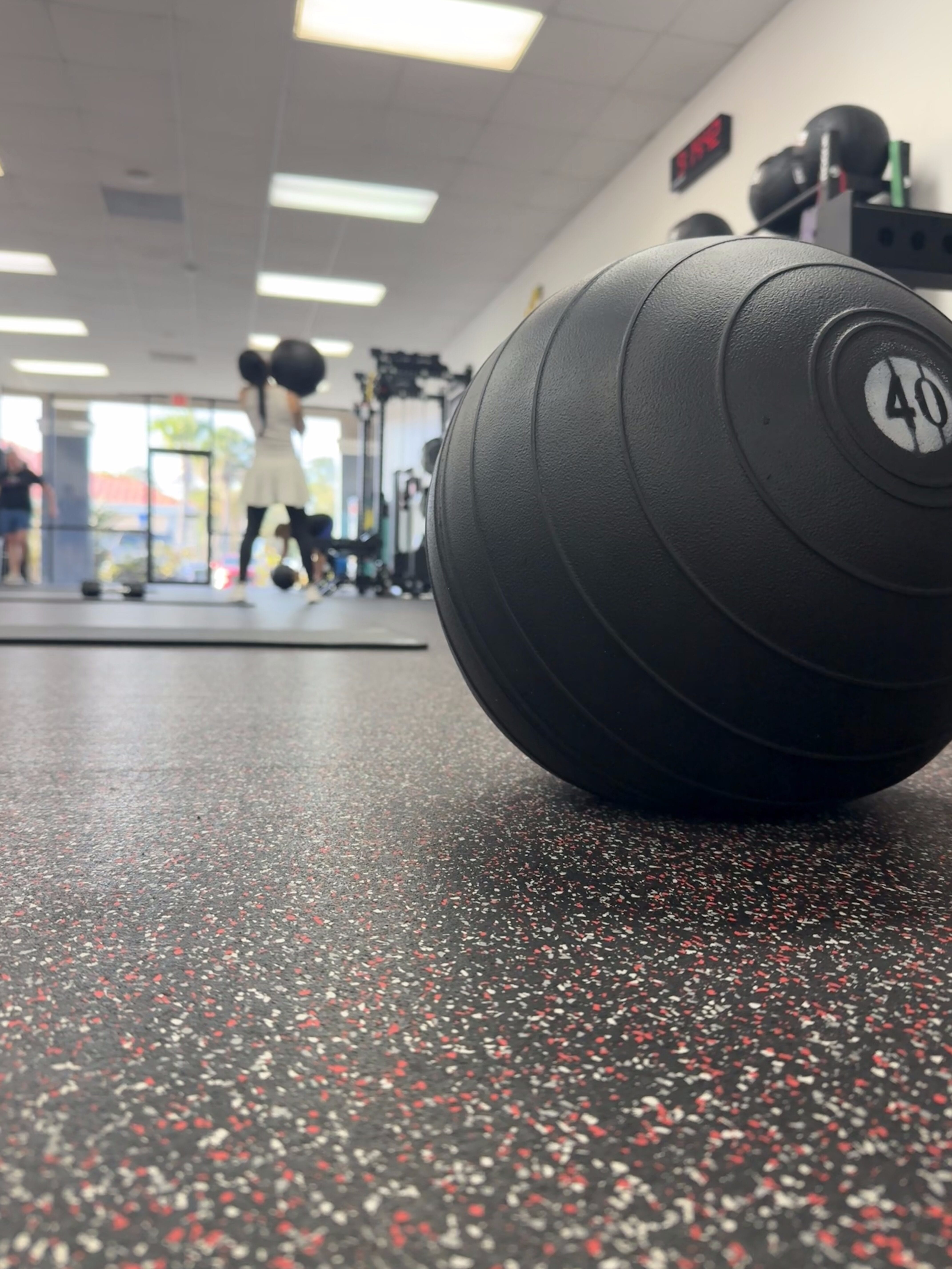 Med Ball on Floor